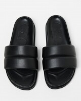 closed  slipper sandal zwart