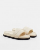 closed  slipper sandal ecru