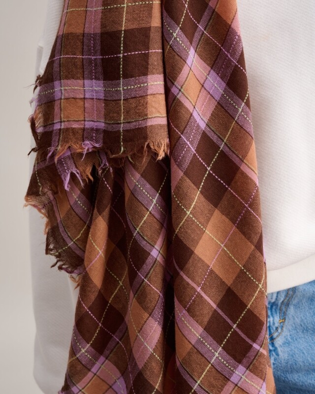 Bellerose soli scarf bruin