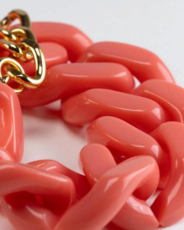 vanessa baroni flat chain bracelet rose