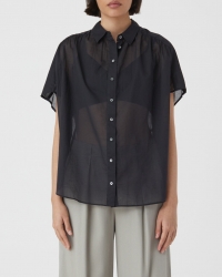 afbeelding voor product closed  gathered shirt