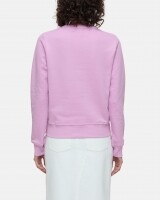 closed  fitted crewneck sweater rose