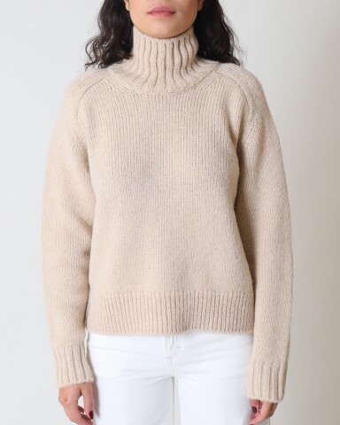 closed  rollneck turtle knit
