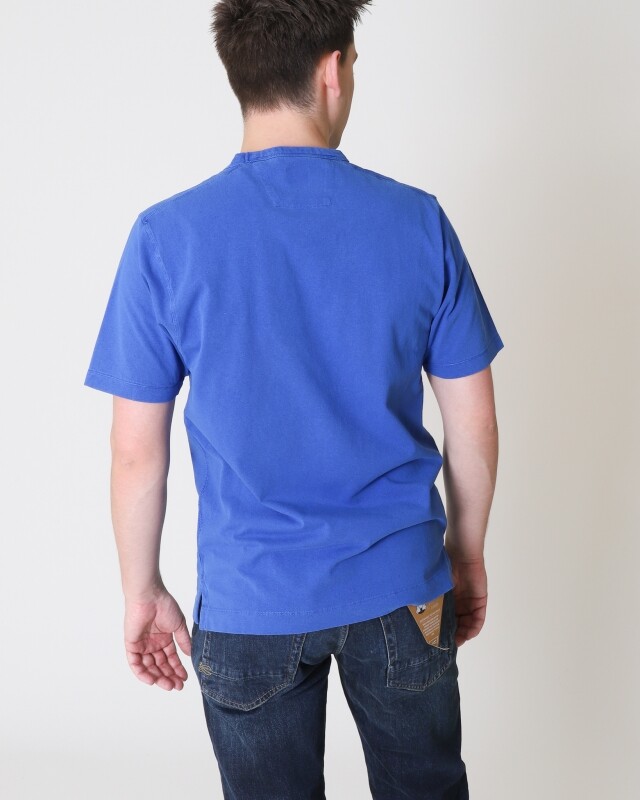 CP Company jersey old dyed t-shirt cobalt