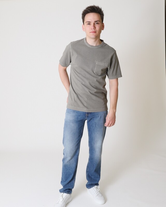 CP Company jersey old dyed t-shirt taupe