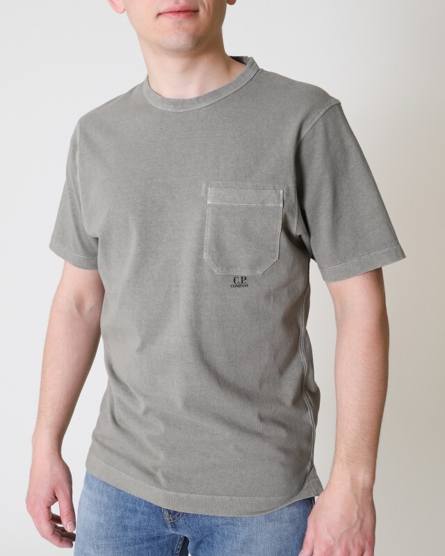 CP Company jersey old dyed t-shirt taupe