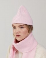 le bonnet scarf rose